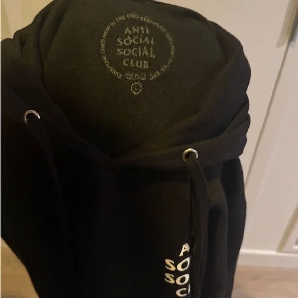 Anti Social Social Club Mind Games Hoodie Black Large